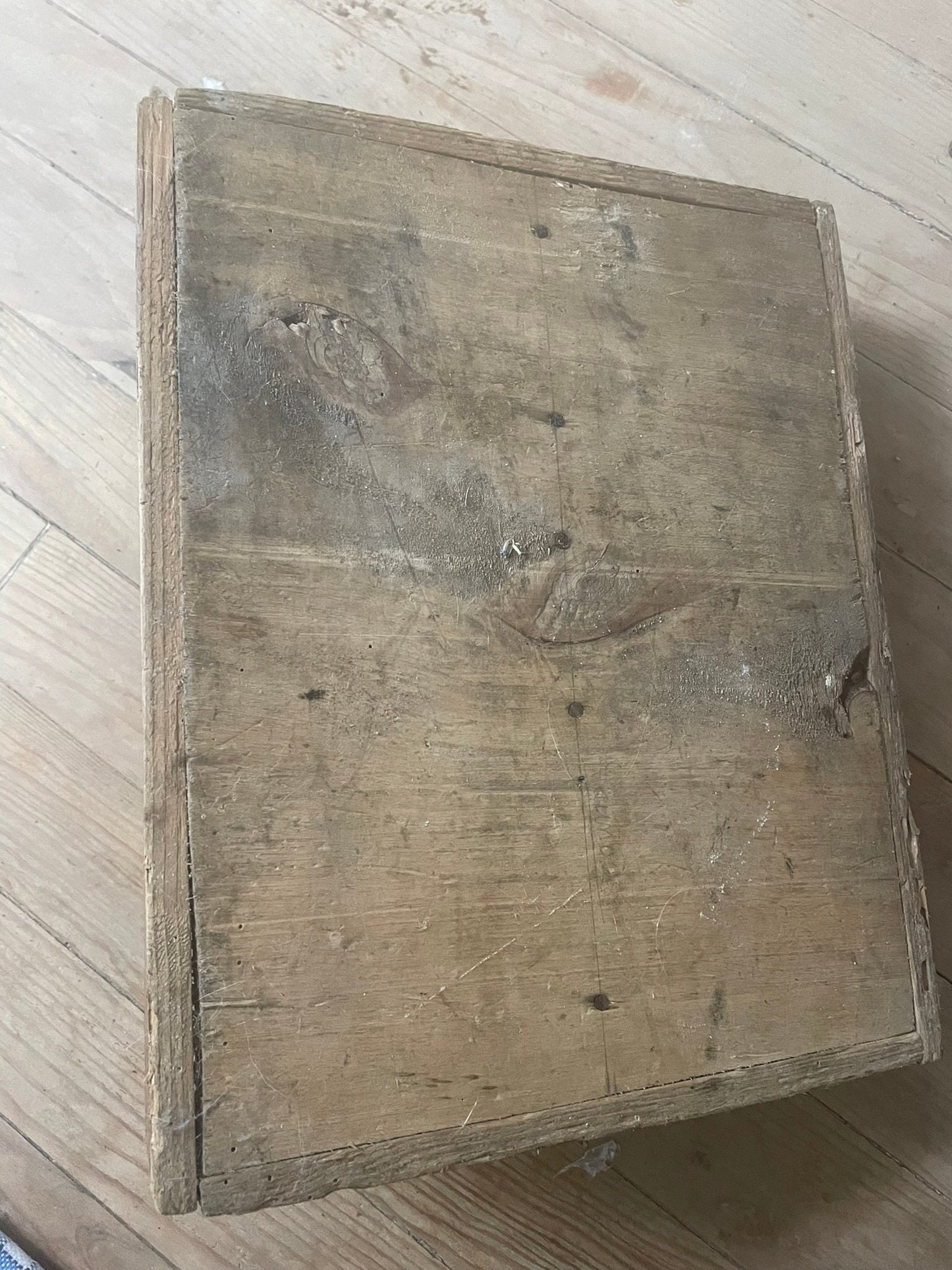 Vintage Wooden carry tool box