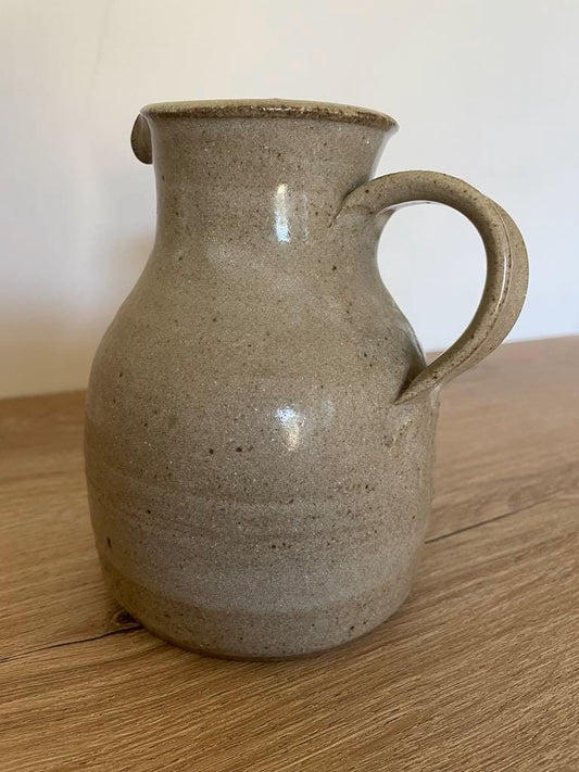 Glazed stoneware jug/pitcher