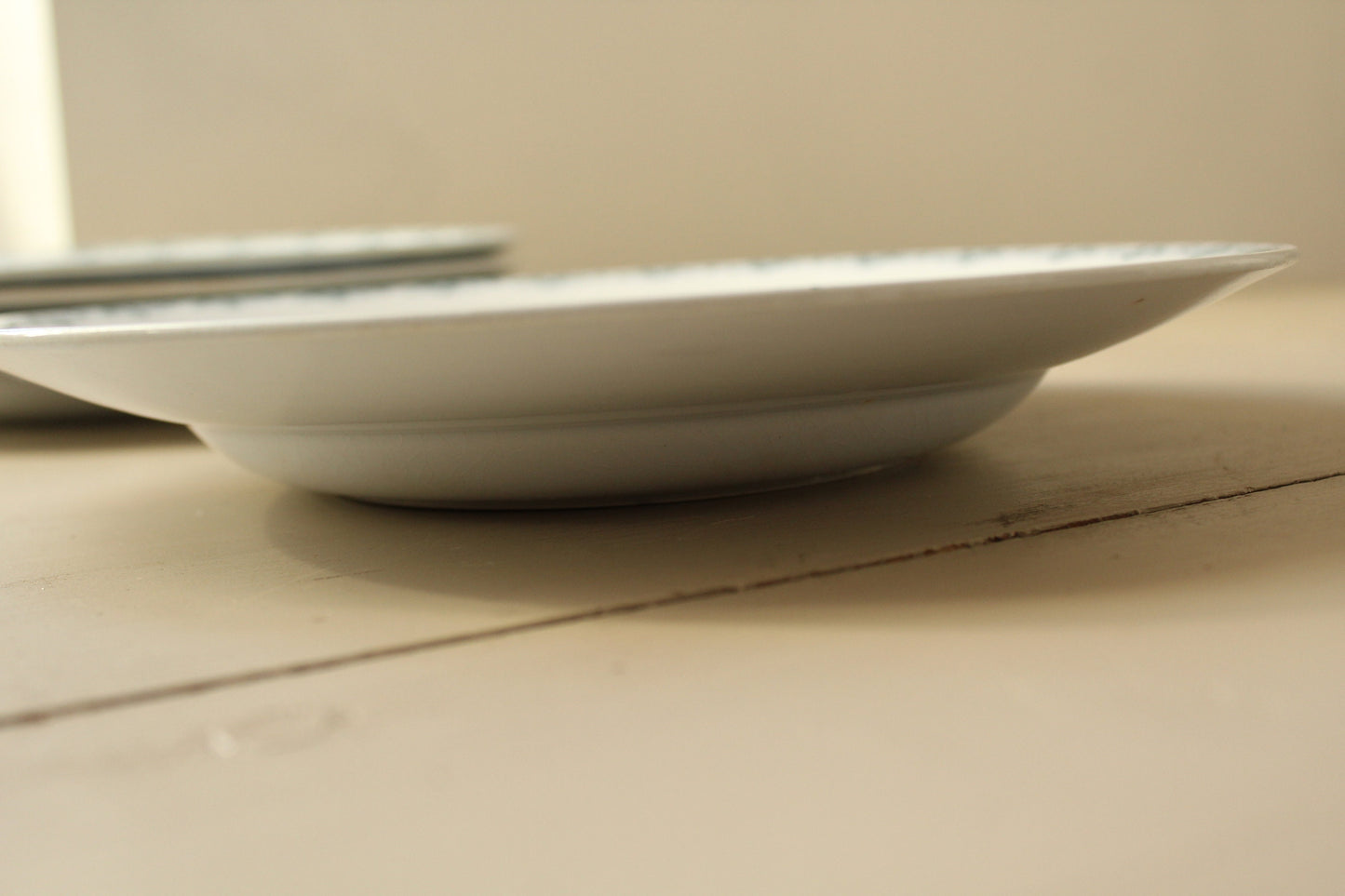 A pair Sarreguemines U &C "Mures" soup plates/ shallow plates