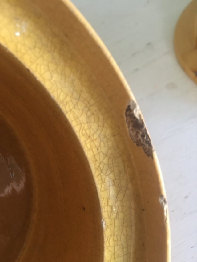 Antique Ochre Glazed Terracotta tureen