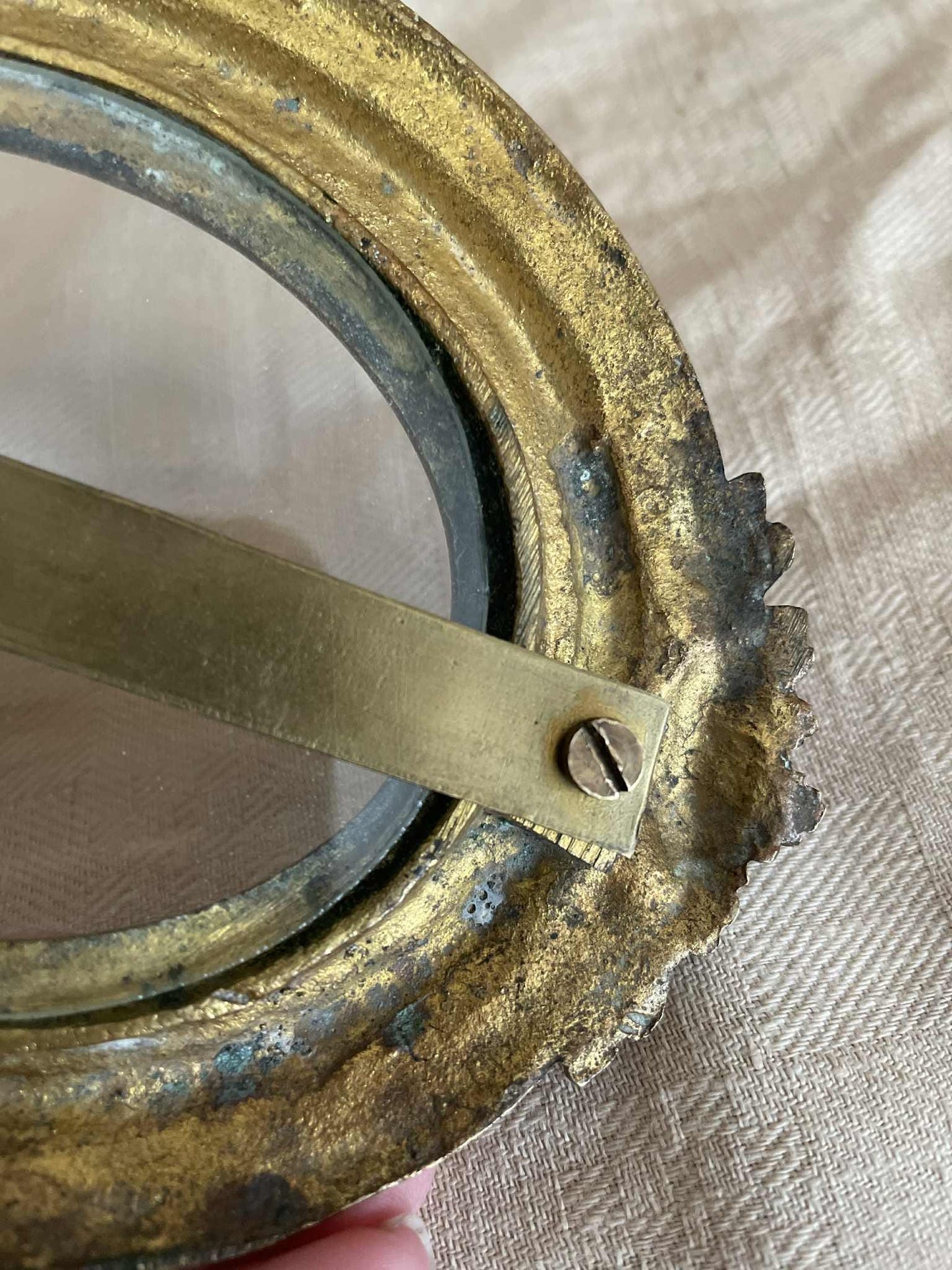 19th Century Napoleon 111 gilt bronze frame