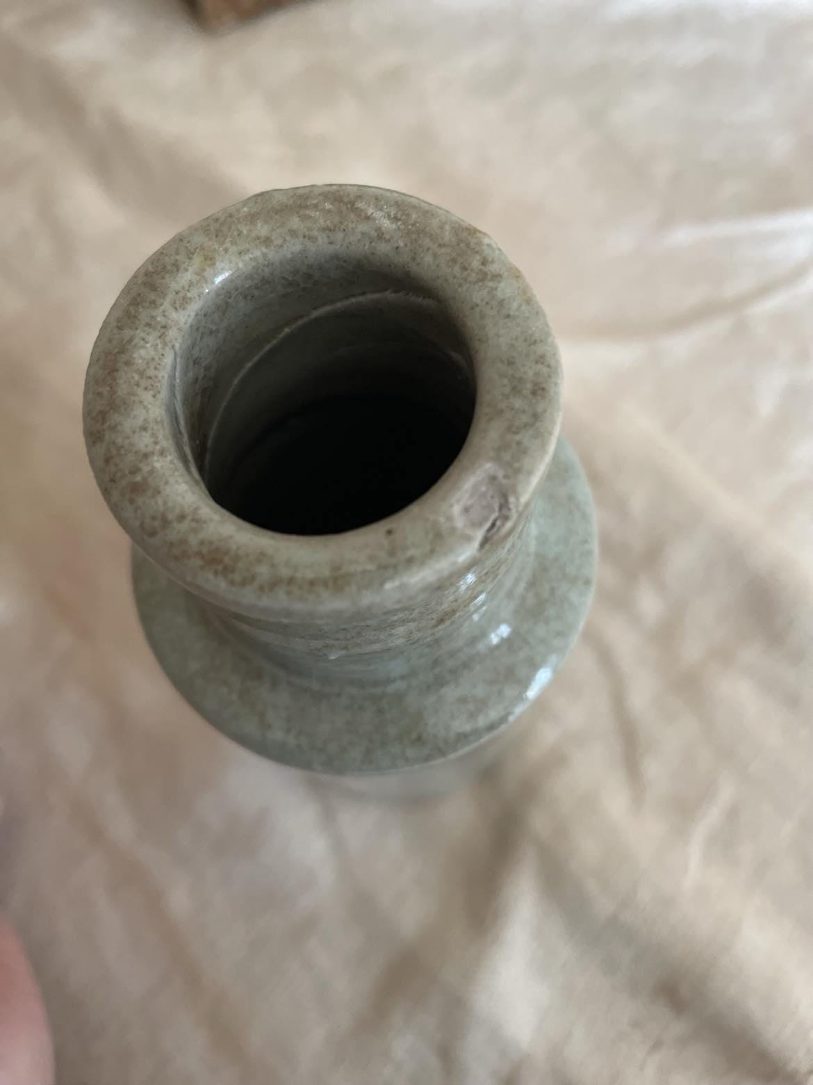 Glazed Stoneware bottle - "Brilliant Belge, Fourgault"