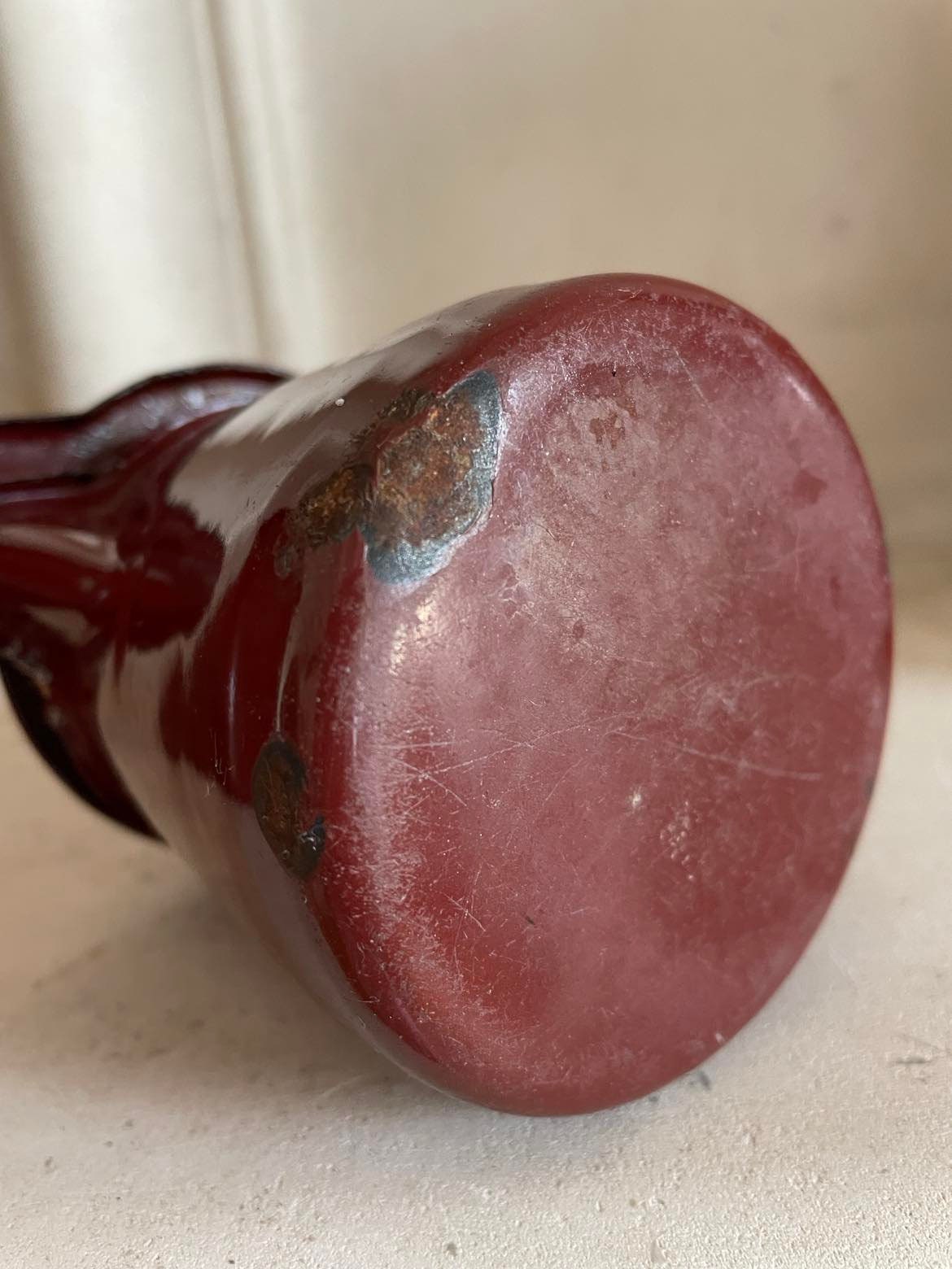 Enamelled coffee pot/ cafetière tôle émaillée