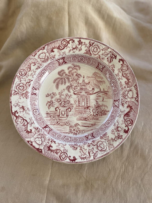 Creil et Montereau ironstone plate pattern -Pagode