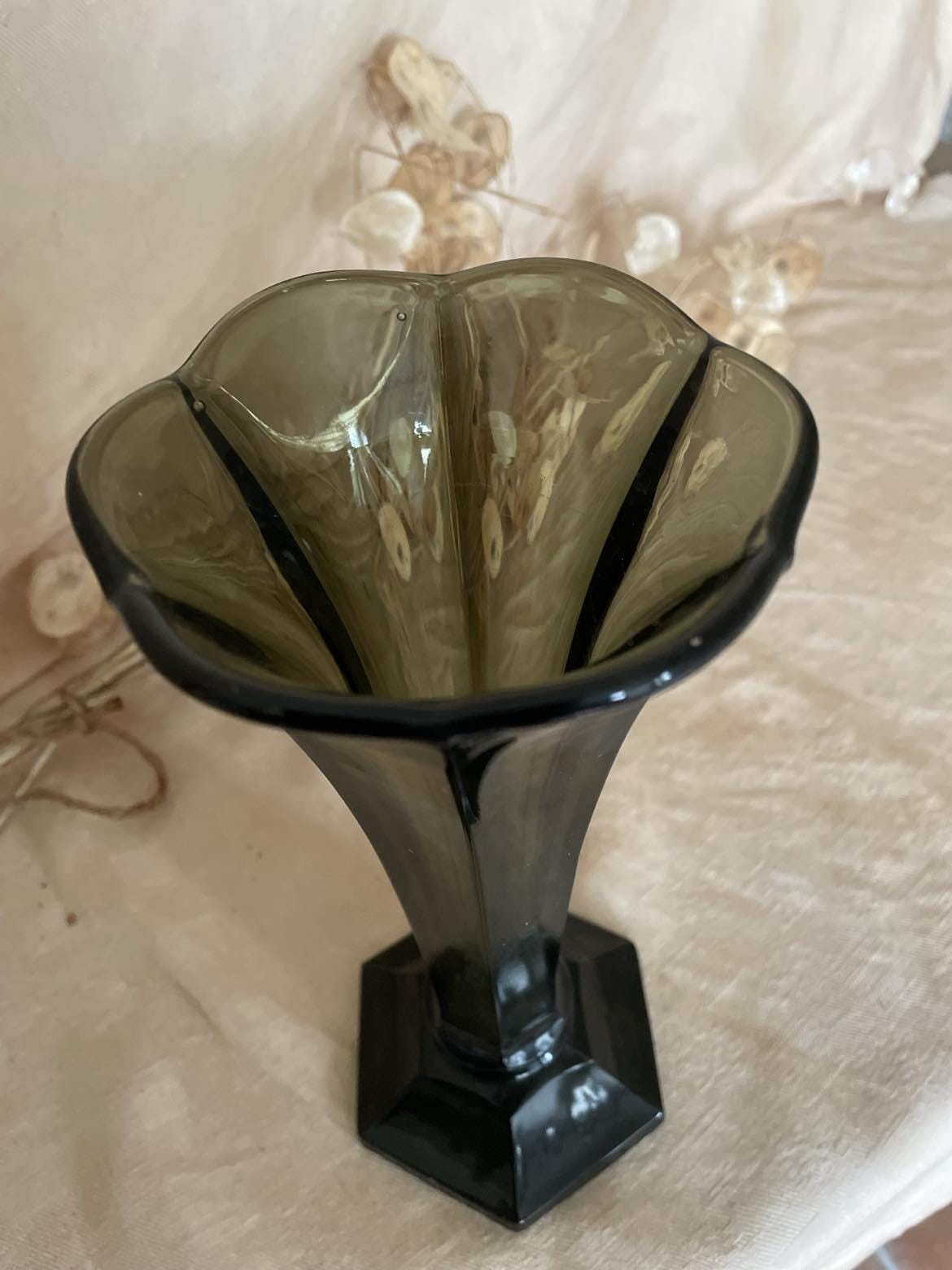 Val Saint Lambert 1930's Art Deco vase