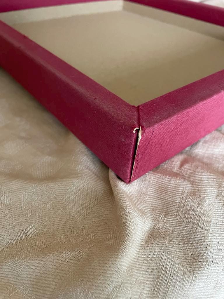 Vintage Toile de Jouy lidded box