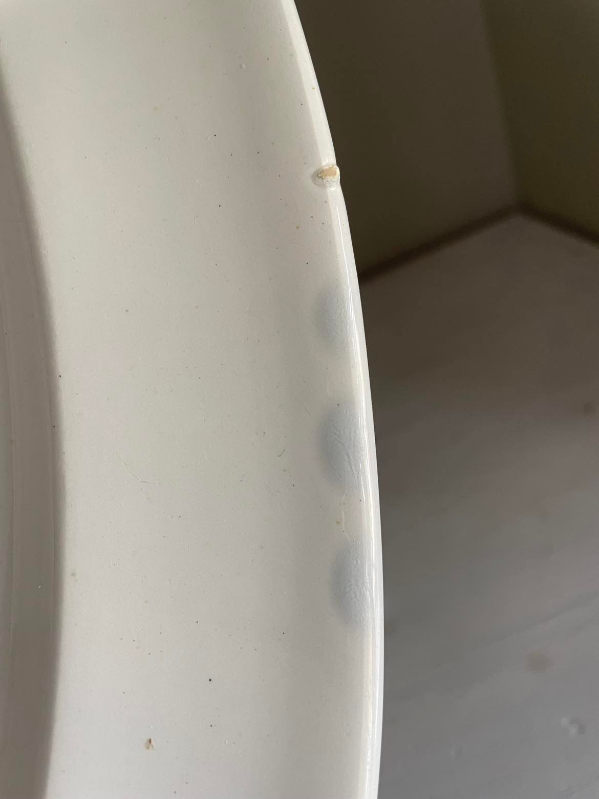 Creil et Montereau ironstone oval platter