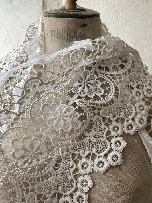 Scalloped edge Coton lace trim