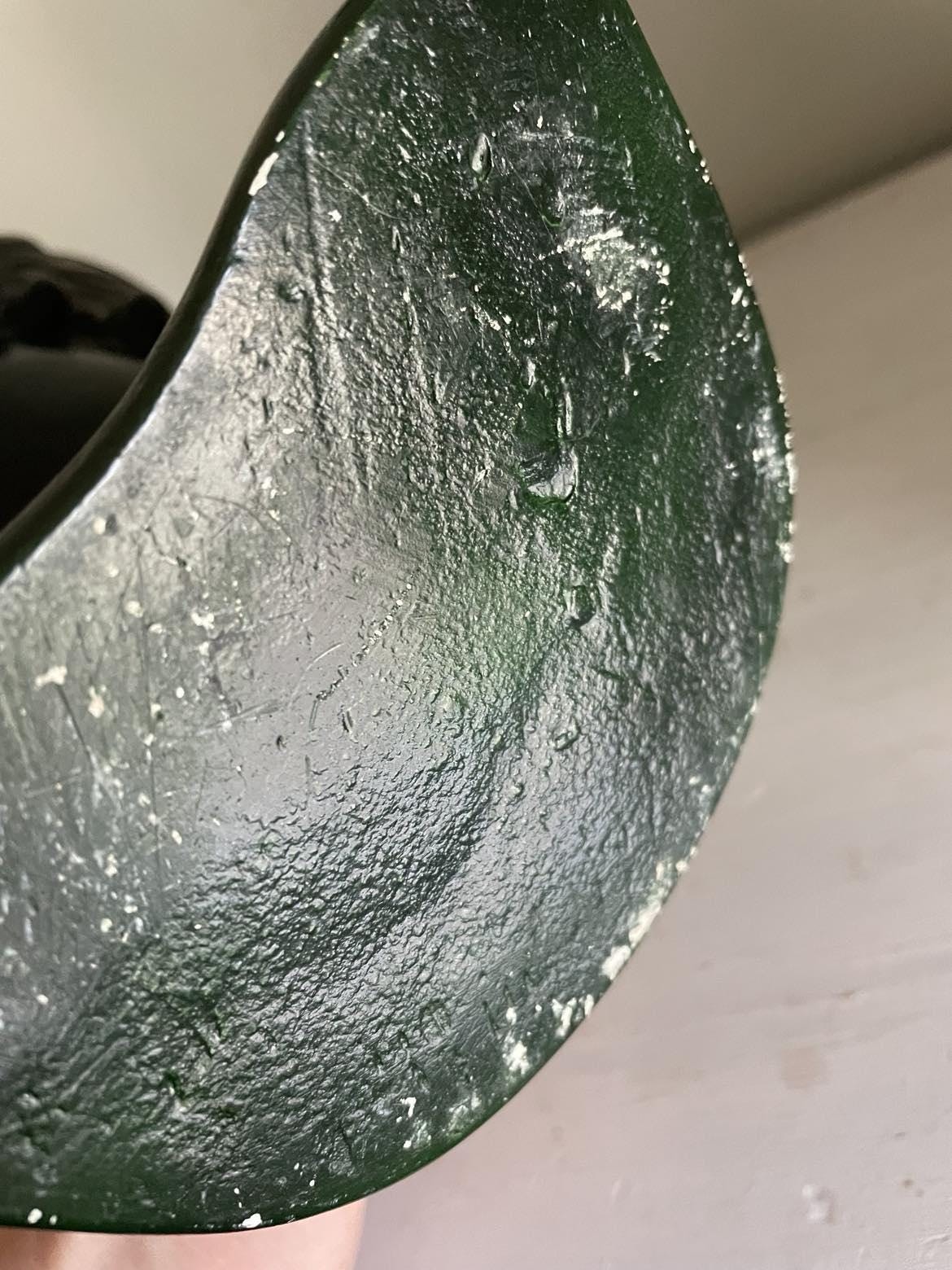 Mid century Black plaster bust of "ephebe"