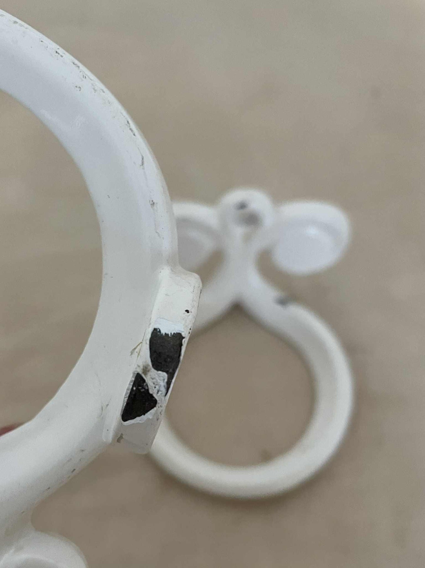 3 Piece Vintage cast iron enamelled bathroom set