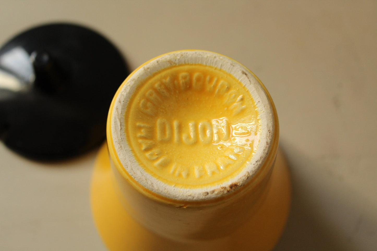 Grey Poupon Dijon Mustard pot