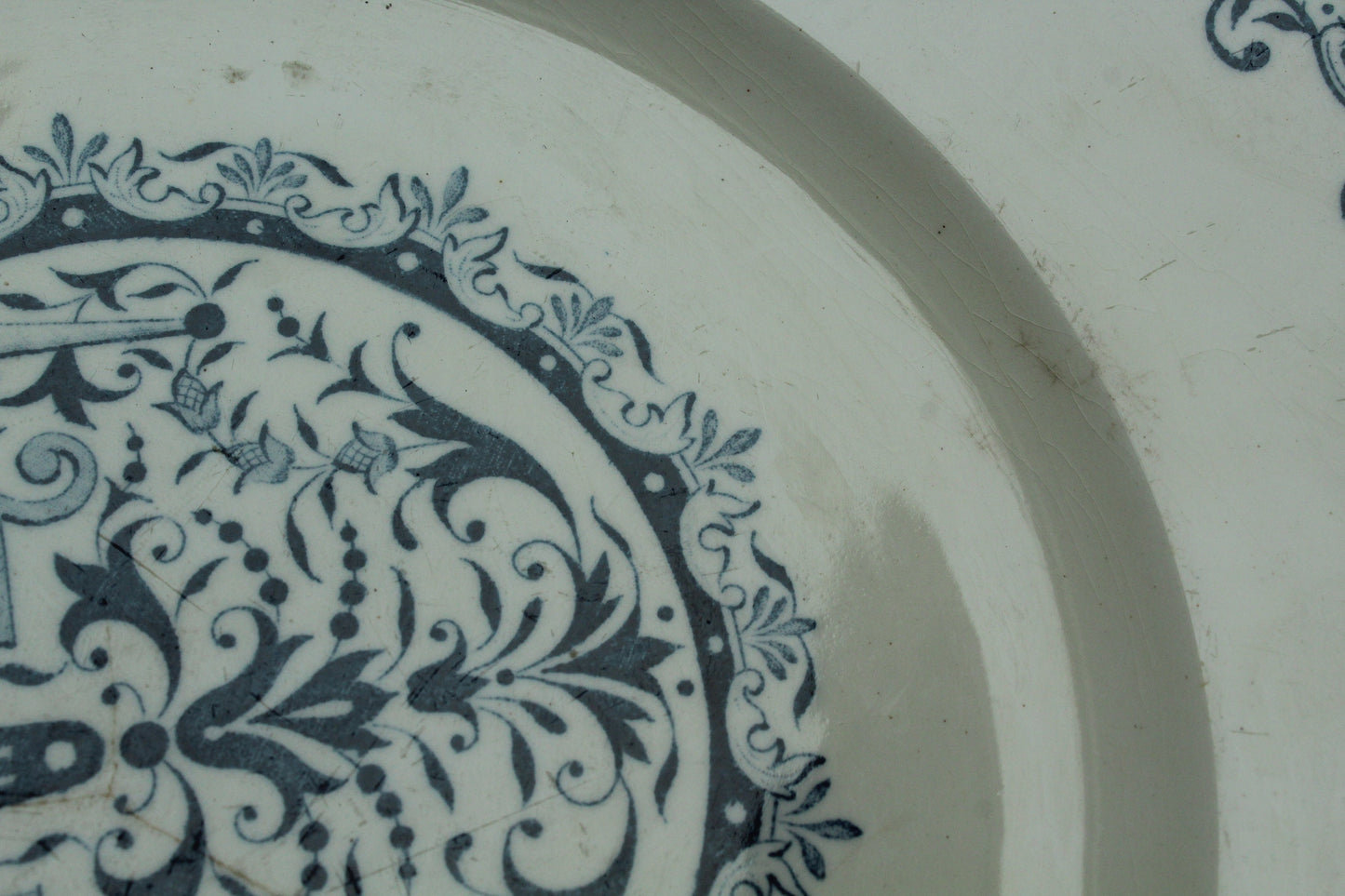 Set of 6 dinner plates  - Salins Chateau dinner service