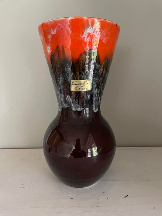 Vintage Vallauris art pottery Vase