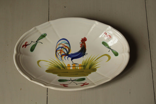 MBFA Pornic Hand painted porcelain dish